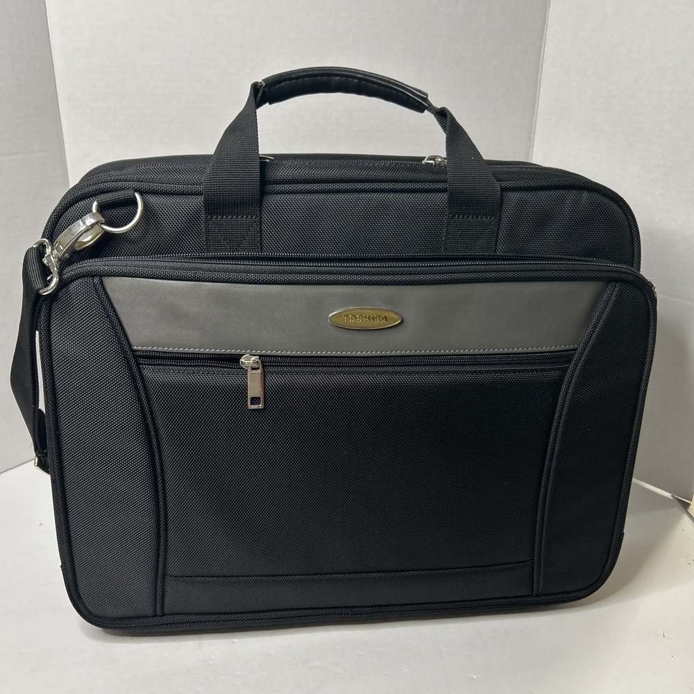 TOSHIBA‎ Laptop Black Bag With Strap